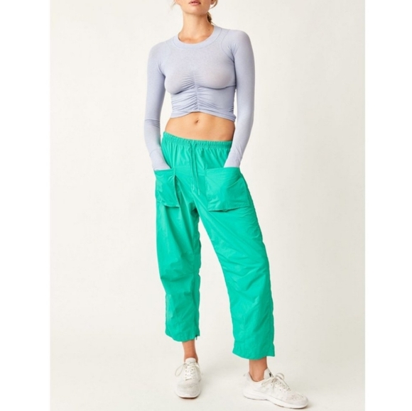 New!Free People Movement Fly By Night Pants/Lucky Charm - Picture 7 of 16
